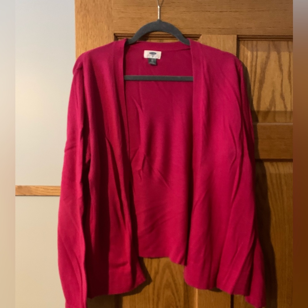 Pink cardigan